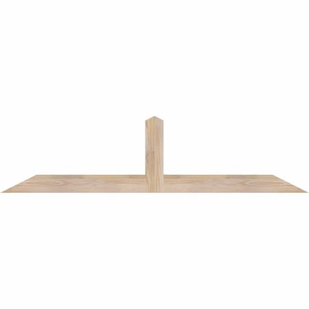 Ekena Millwork Portland Smooth Timber Gable Bracket, Douglas Fir, 60"W x 15"H x 1 1/2"D x 3 1/2"F, 6/12 Pitch GBW060X15X0204POR00SDF